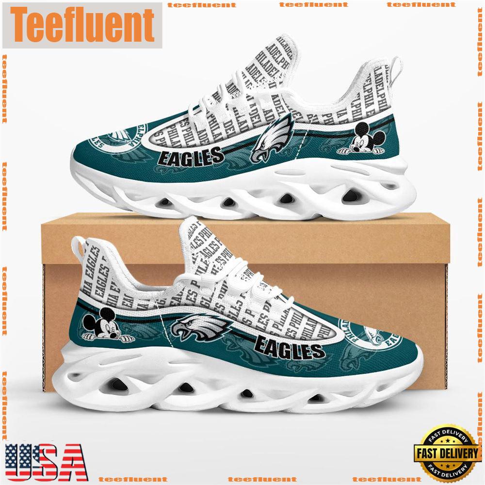 NFL Philadelphia Eagles Mickey Mouse Max Soul Shoes