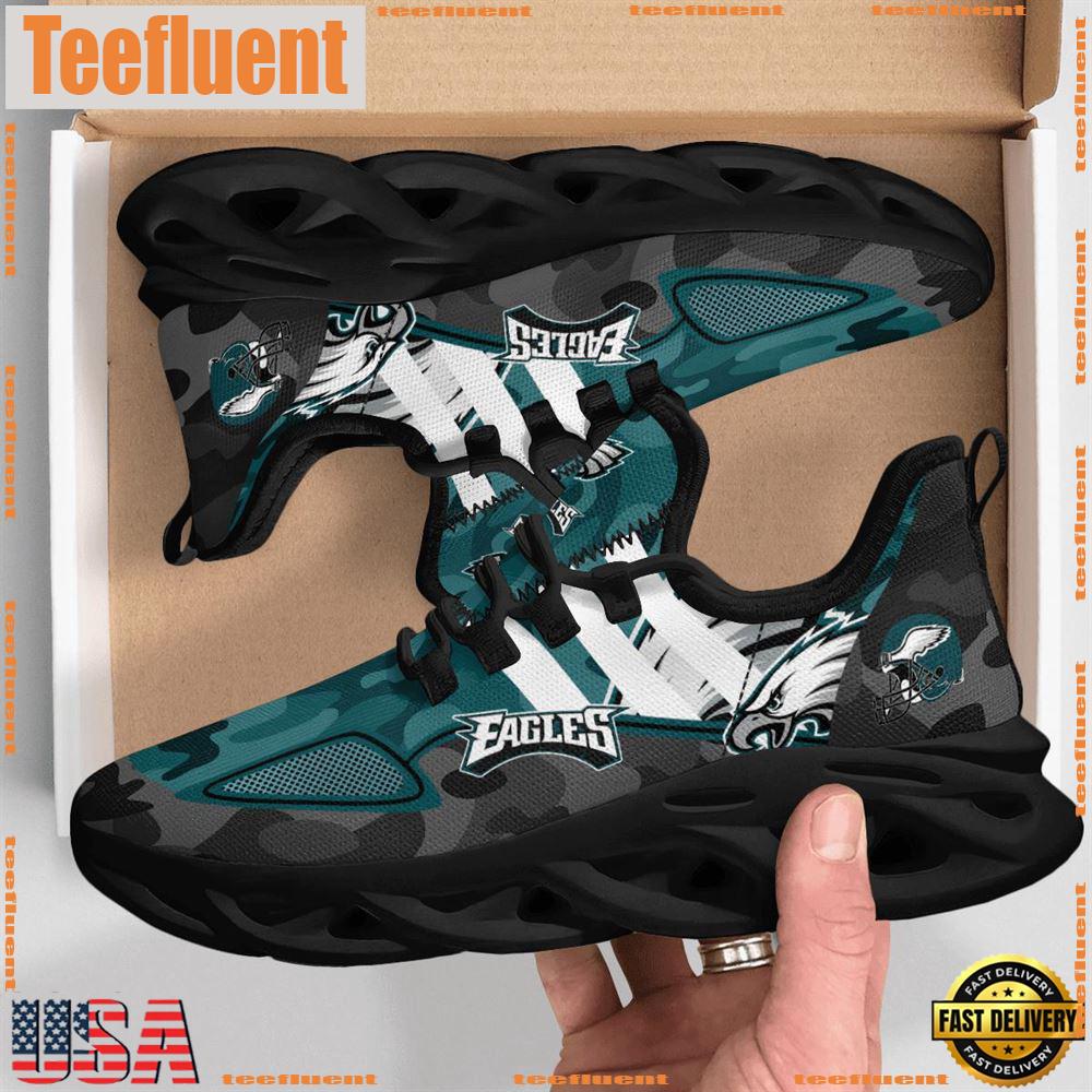 NFL Philadelphia Eagles Military Camouflage M Soul Shoes