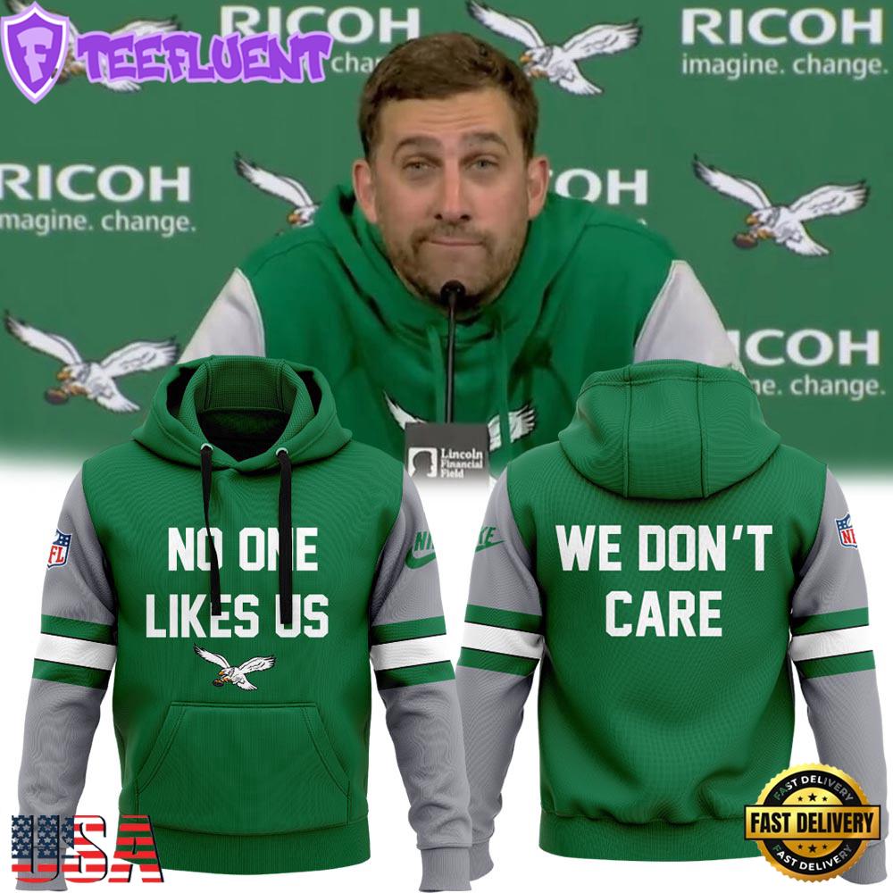 NFL Philadelphia Eagles No One Likes Us We Don't Care Hoodie