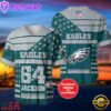 NFL Philadelphia Eagles Personalized American Flag Baseball Jersey