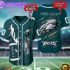 NFL Philadelphia Eagles Team Logo Litmited Edition Baseball Jersey