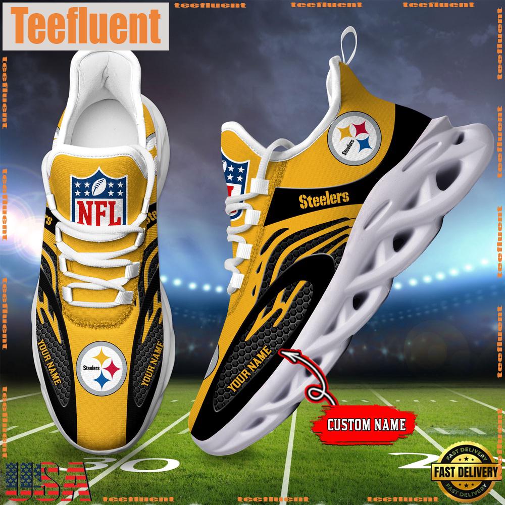 NFL Pittsburgh Steelers Custom Max Soul Shoes
