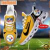 NFL Pittsburgh Steelers Custom Name Max Soul Shoes Gift For Fans
