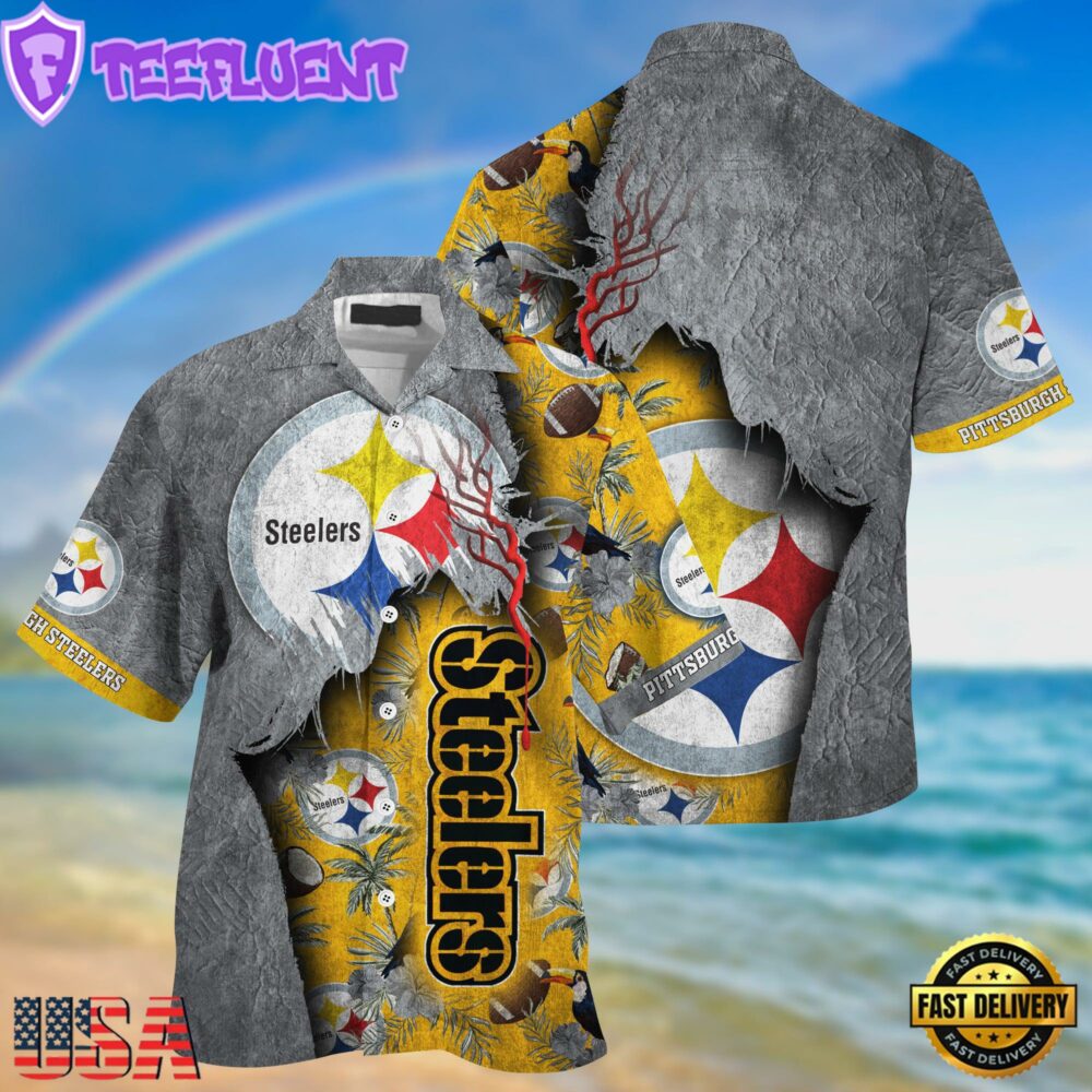 NFL Pittsburgh Steelers Football Team Summer God Hawaii Shirt