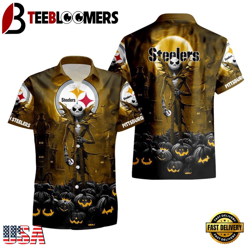 NFL Pittsburgh Steelers Halloween Jack Hawaiian Shirt