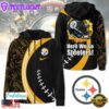 NFL Pittsburgh Steelers Here We Go Zip Hoodie