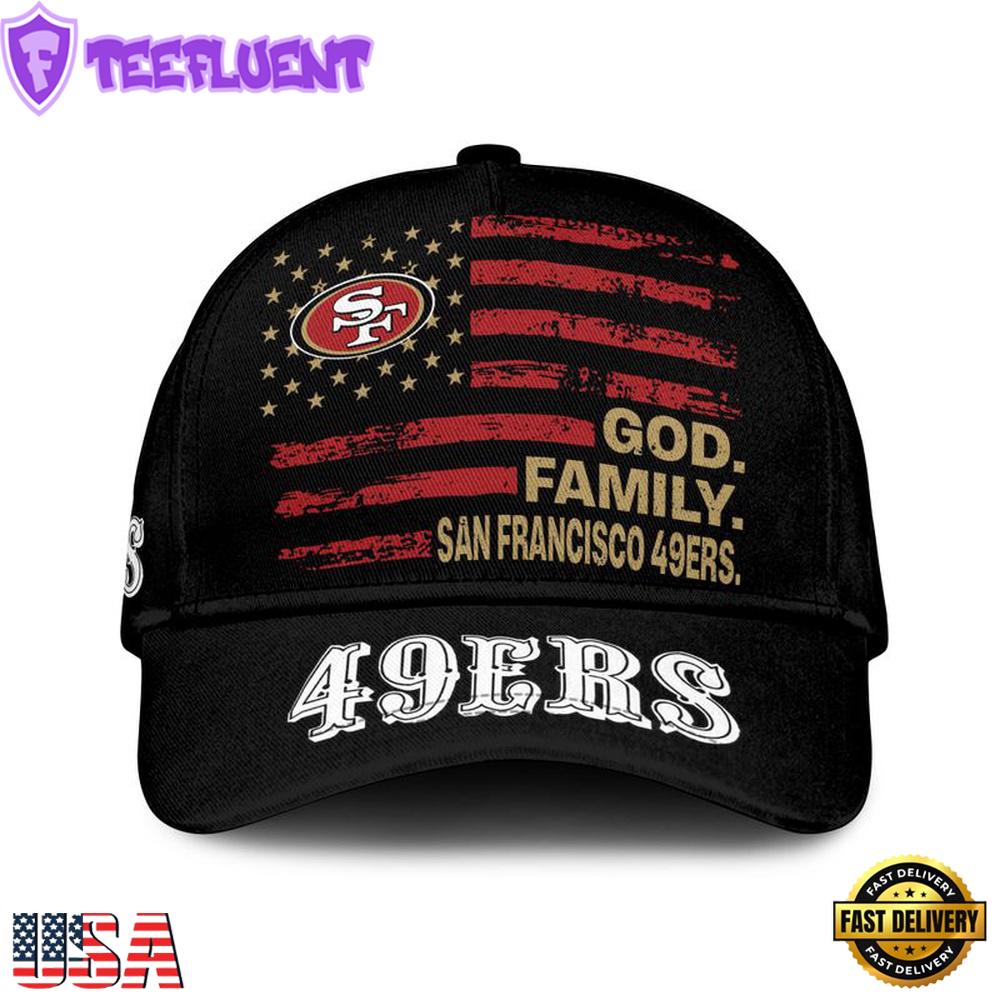NFL San Francisco 49ers American Flag Classic Cap