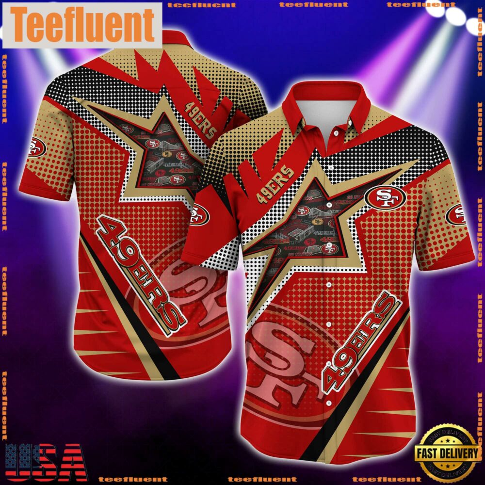 NFL San Francisco 49ers Special Football Team Star Hawaiian Shirts