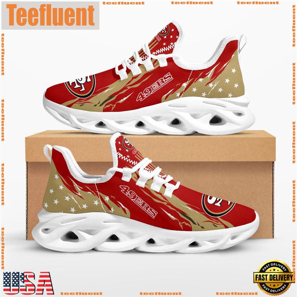 NFL San Francisco 49ers Stars and Stripes M Soul Shoes