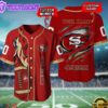 NFL San Francisco 49ers Team Logo Litmited Edition Baseball Jersey