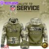 NFL Seattle Seahawks 2024 Salute to Service Club Green Camo Hoodie Best Veterans Day Gift