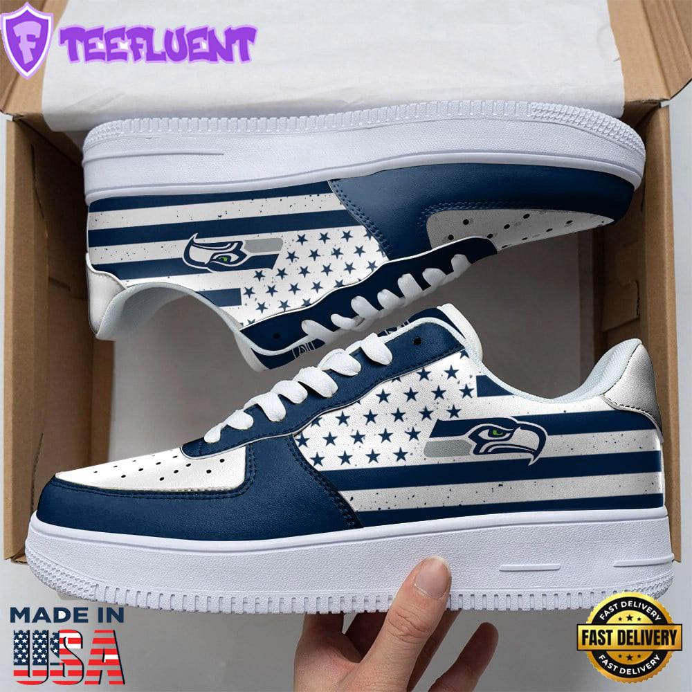 NFL Seattle Seahawks Air Force 1 Sneakers Sport Gift Summer