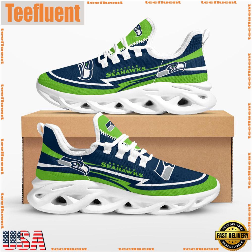 NFL Seattle Seahawks Are Coming Curves Max Soul Shoes