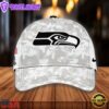 NFL Seattle Seahawks Camo 2024 Salute to Service Baseball Cap