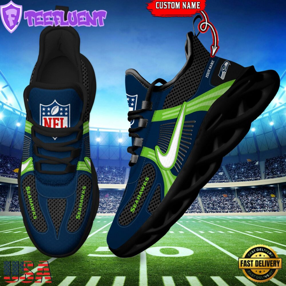 NFL Seattle Seahawks Logo Football Team New Season Max Soul Shoes