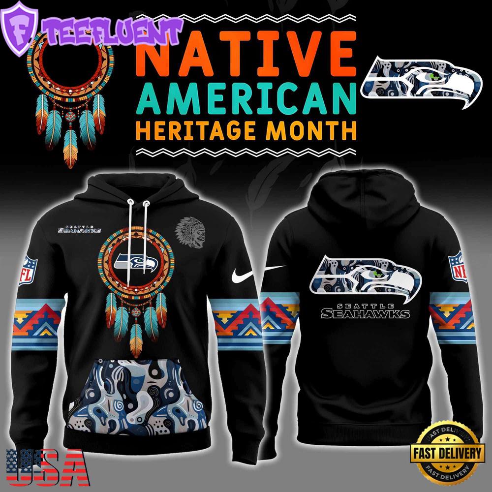 NFL Seattle Seahawks Native American Heritage Month Hoodie