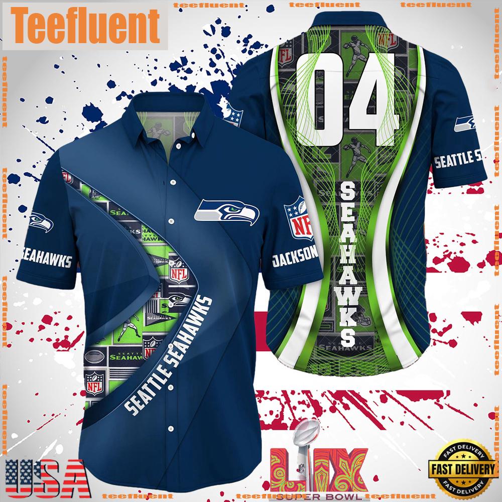 NFL Seattle Seahawks Super Bowl LIX Fans Custom Hawaiian Shirt
