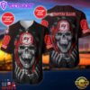 NFL Skull Tampa Bay Buccaneers Personalized Baseball Jersey Shirt For Fans