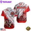 NFL Tampa Bay Buccaneers Football American Flag Mascot Custom Name Hawaiian Shirt