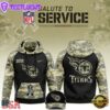 NFL Tennessee Titans 2024 Salute to Service Club Black Camo Hoodie Best Veterans Day Gift