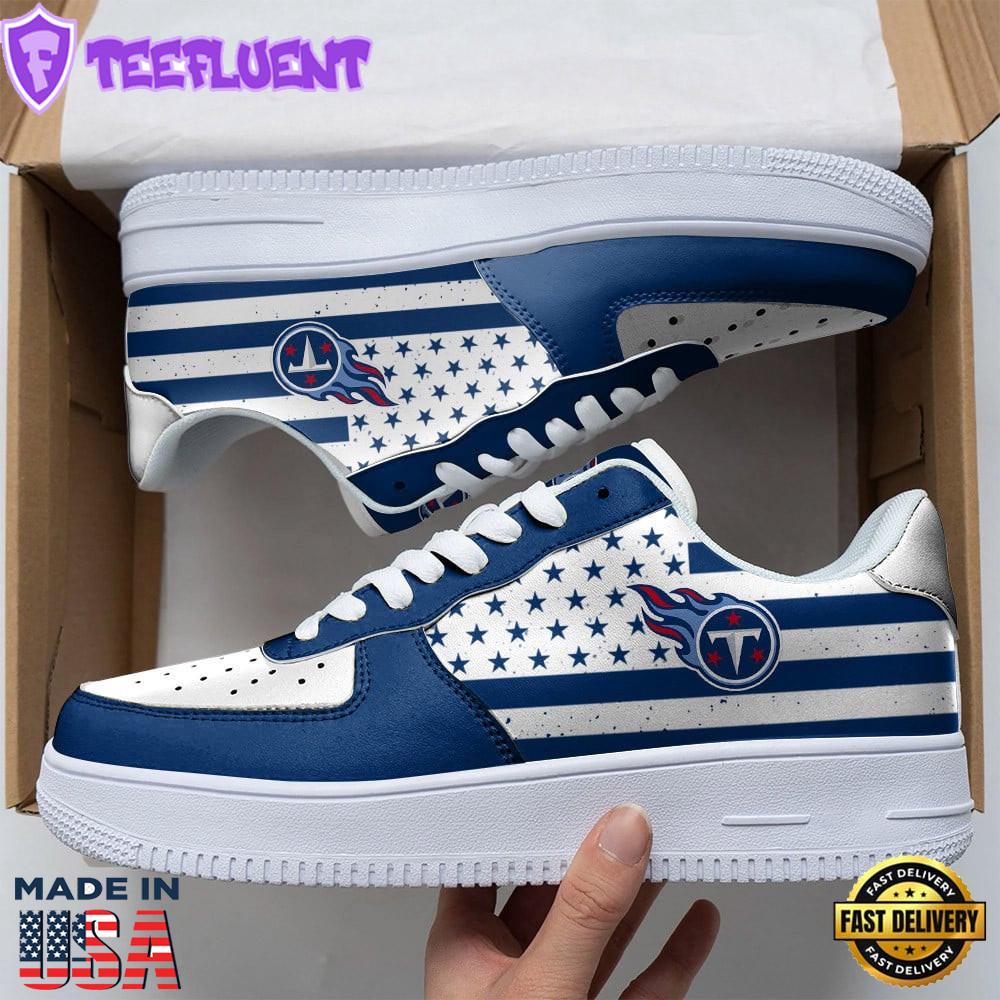 NFL Tennessee Titans Air Force 1 Sneakers For Fans