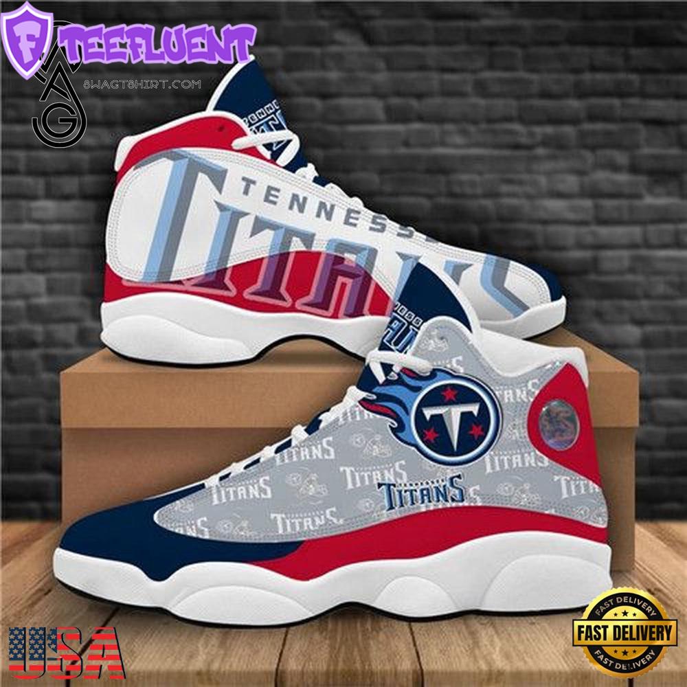 NFL Tennessee Titans Air Jordan 13 Shoes 2 - Gift For Fans