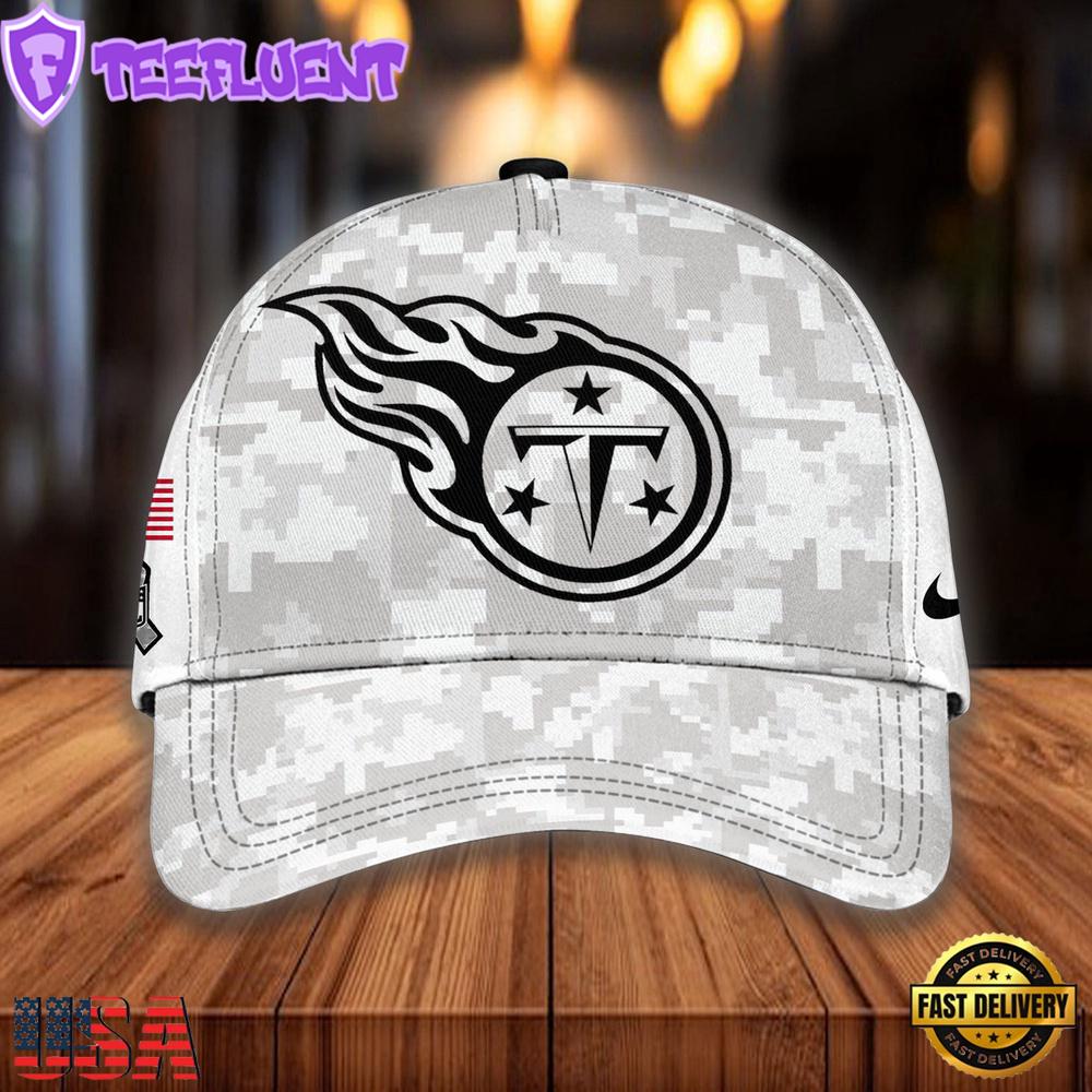 NFL Tennessee Titans Camo 2024 Salute to Service Baseball Cap