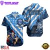 NFL Tennessee Titans Football American Flag Mascot Custom Name Hawaiian Shirt