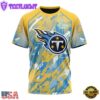 NFL Tennessee Titans Football Childhood Cancers All Over Print T-Shirt