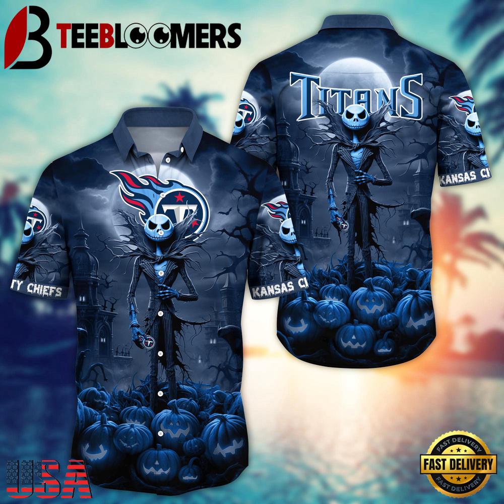 NFL Tennessee Titans Halloween Jack Hawaiian Shirt