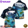 NFL Tennessee Titans Hawaii Beach Custom Name Hawaiian Shirt