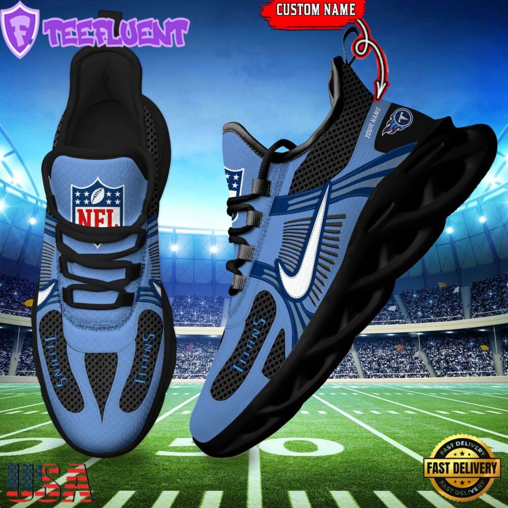 NFL Tennessee Titans Logo Football Team New Season Max Soul Shoes