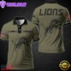 NFL Vetaran Day Detroit Lions Polo Shirt Custom Your Name