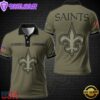 NFL Vetaran Day New Orleans Saints Polo Shirt Custom Your Name