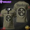 NFL Vetaran Day Pittsburgh Steelers Polo Shirt Custom Your Name