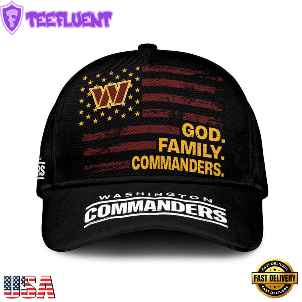 NFL Washington Commanders American Flag Classic Cap