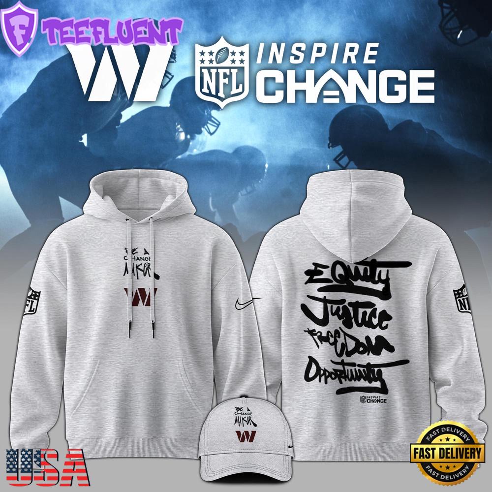 NFL Washington Commanders Be A Change Maker Hoodie
