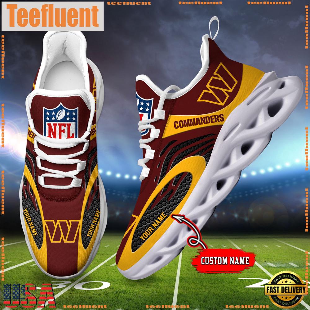 NFL Washington Commanders Custom Max Soul Shoes