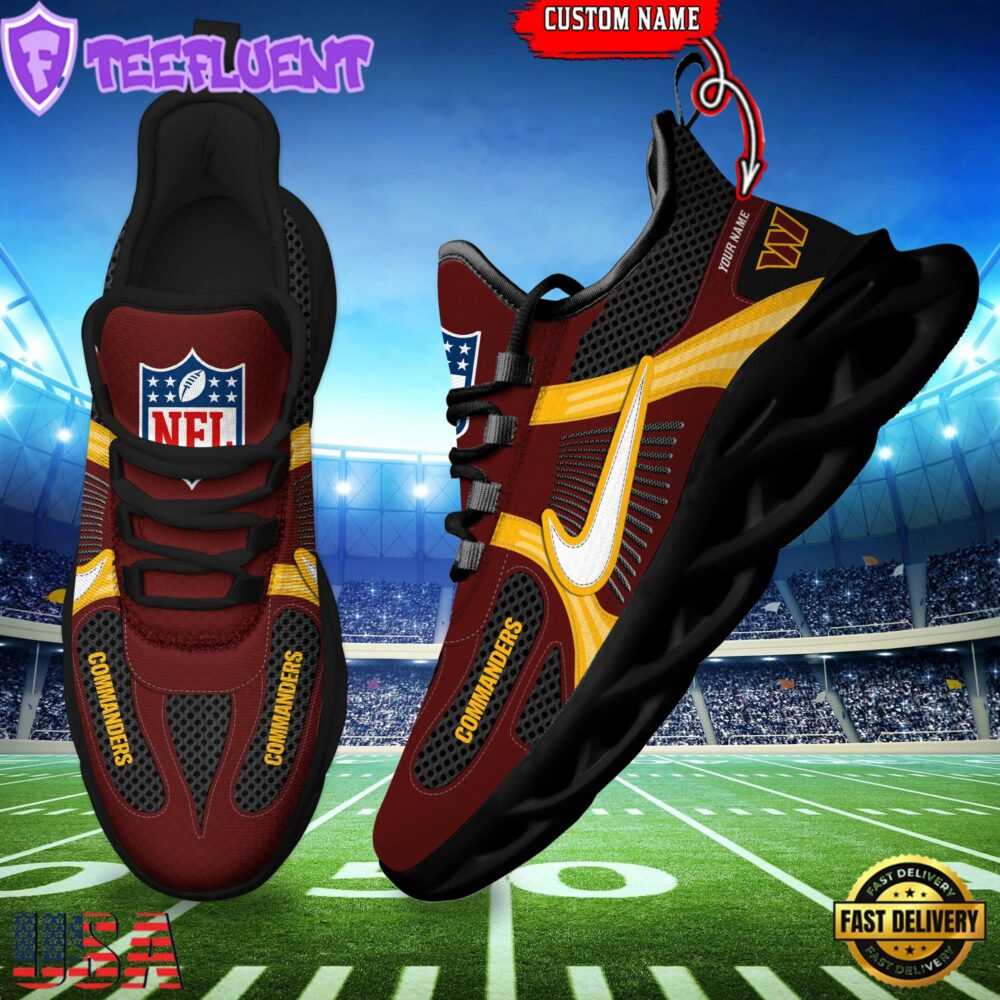 NFL Washington Commanders Logo Football Team New Season Max Soul Shoes