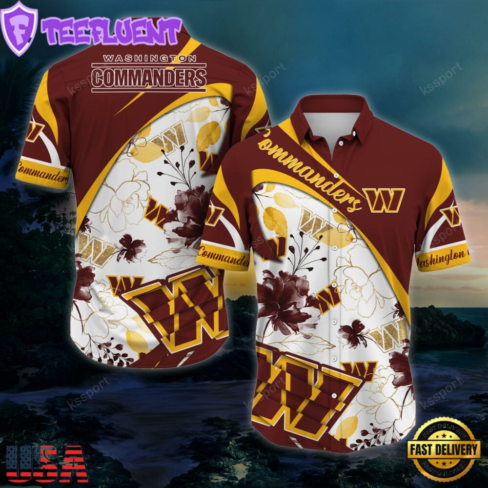 NFL Washington Commanders New Arrivals Football Summer Hawaii Shirt