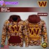 NFL Washington Commanders Nike Arctic Red Camo 2024 Salute to Service Hoodie