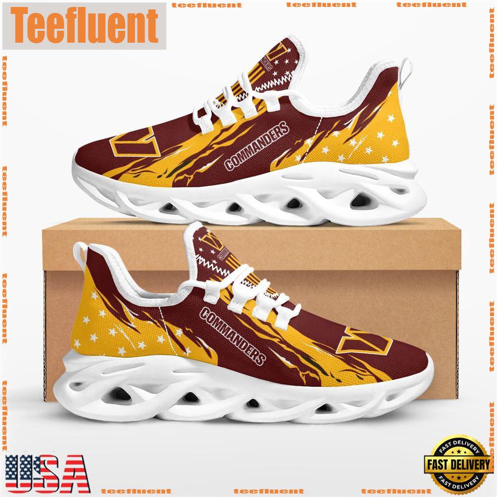 NFL Washington Commanders Stars and Stripes M Soul Shoes