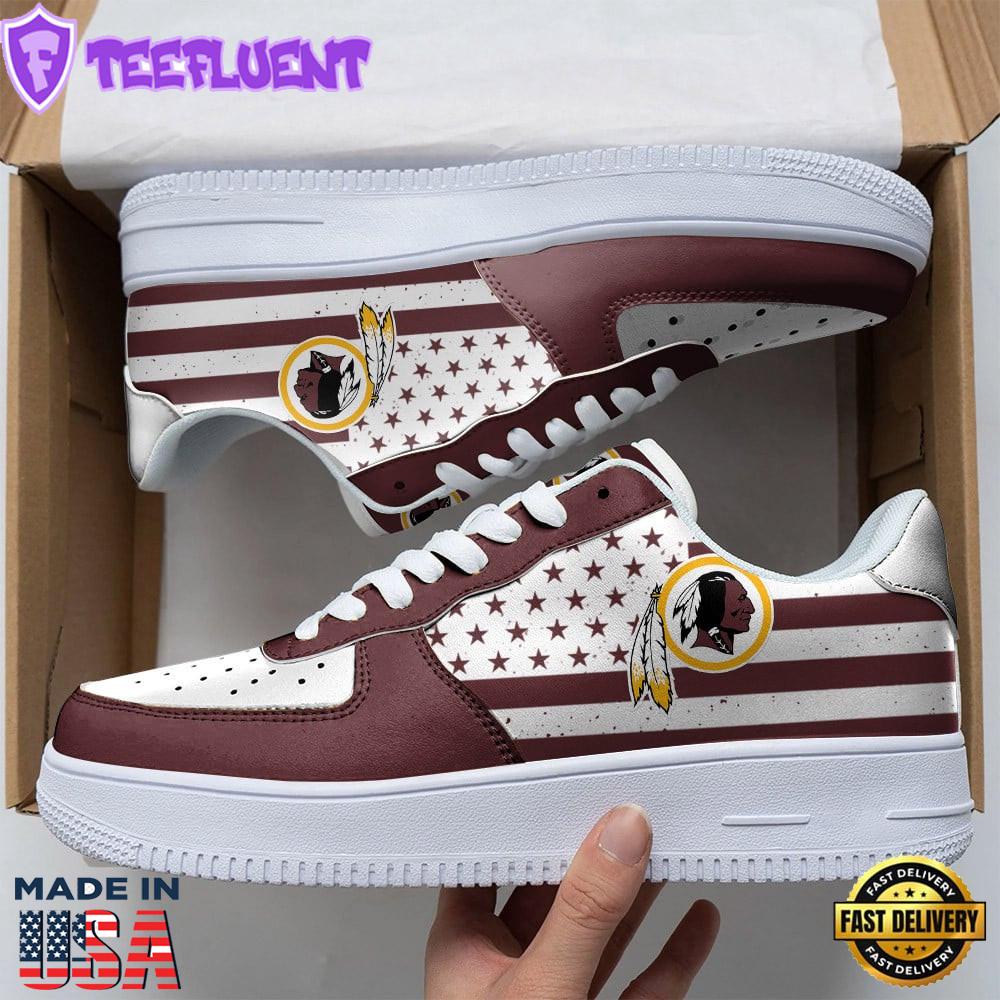 NFL Washington Redskins Air Force 1 Sneakers For Man And Women