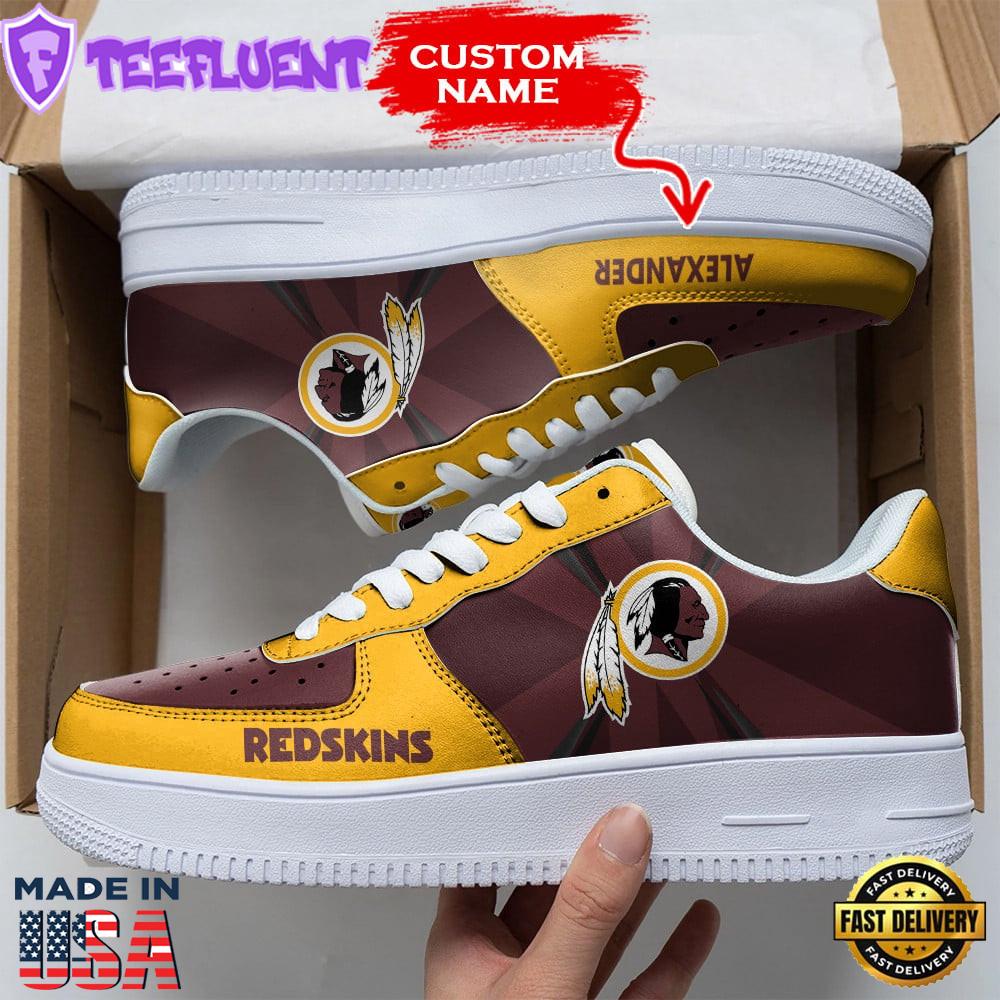 NFL Washington Redskins Custom Air Force 1 Sneakers For Fans