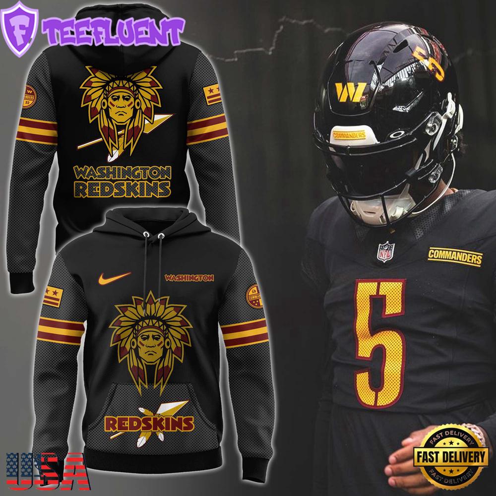 NFL Washington Redskins Logo Mascot Hoodie