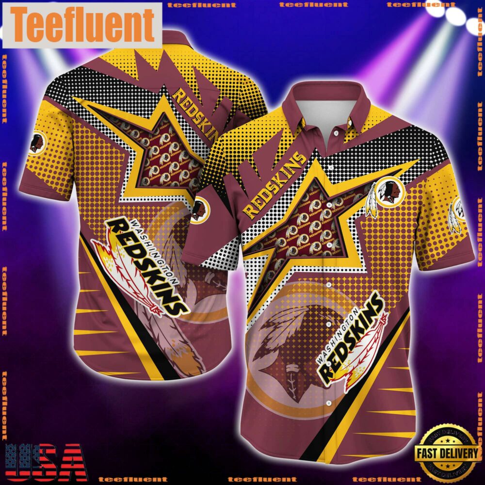 NFL Washington Redskins Special Football Team Star Hawaiian Shirts
