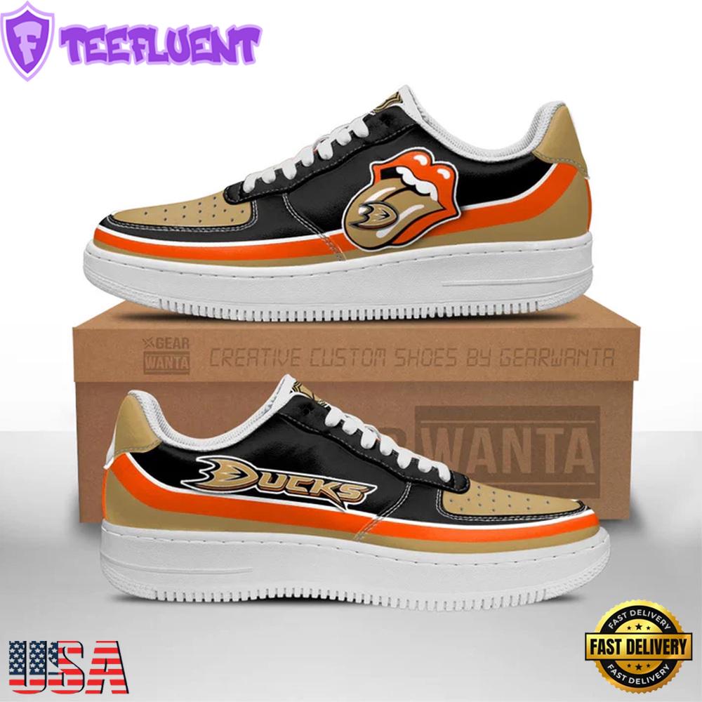 NHL Anaheim Ducks Lips Air Force 1 Shoes