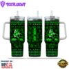 NHL Arizona Coyotes Happy St. Patrick's Day Custom Stanley Quencher 40oz Stainless Steel Tumbler With Handle