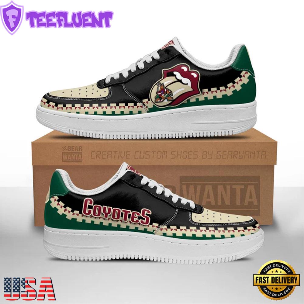 NHL Arizona Coyotes Lips Air Force 1 Shoes
