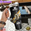 NHL Boston Bruins Custom Stanley Quencher 40oz Stainless Steel Tumbler With Handle